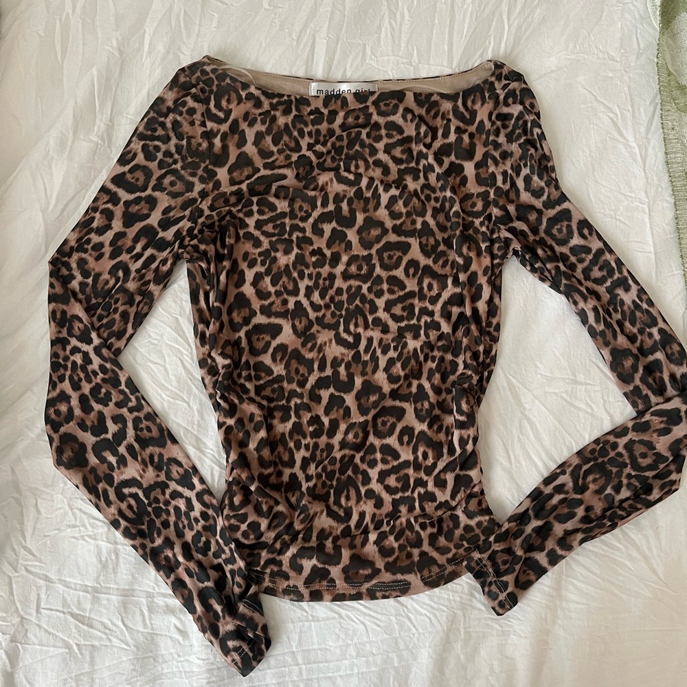 Madden Girl Cheetah Print Top